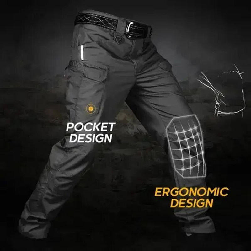 Fishing Pants Waterproof - กางเกงขายาวผ้าโซฟต์เชลล์สำหรับปีนเขาและกิจกรรมกลางแจ้งในฤดูหนาว ไซส์ 5XL 6XL ทนทานต่อการสึกหรอ มีหลายกระเป๋า