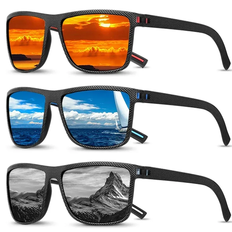 Fishing Sunglasses Polarized - 1/2 ชิ้น แว่นกันแดด ชาย หญิง แว่นกันแดดสำหรับขับรถ