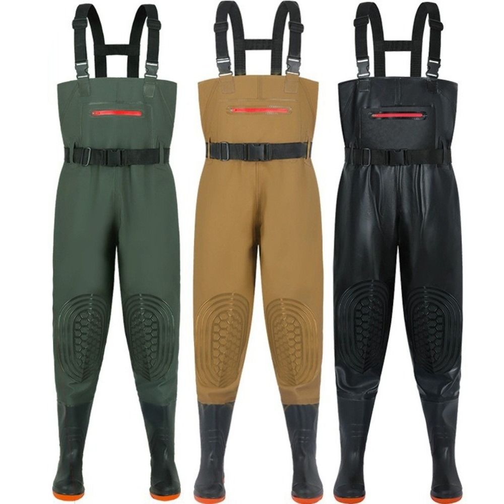 ชุดตกปลา PVC ทนทาน กันน้ำ ดีไซ - Fishing Pants Waterproof บทวิจารณ์และราคา