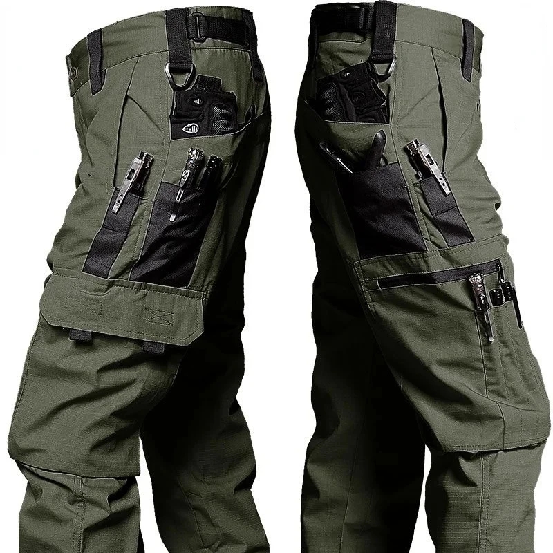สวมใส่ทํางานกางเกง Man Multi-P - Fishing Pants Waterproof บทวิจารณ์และราคา