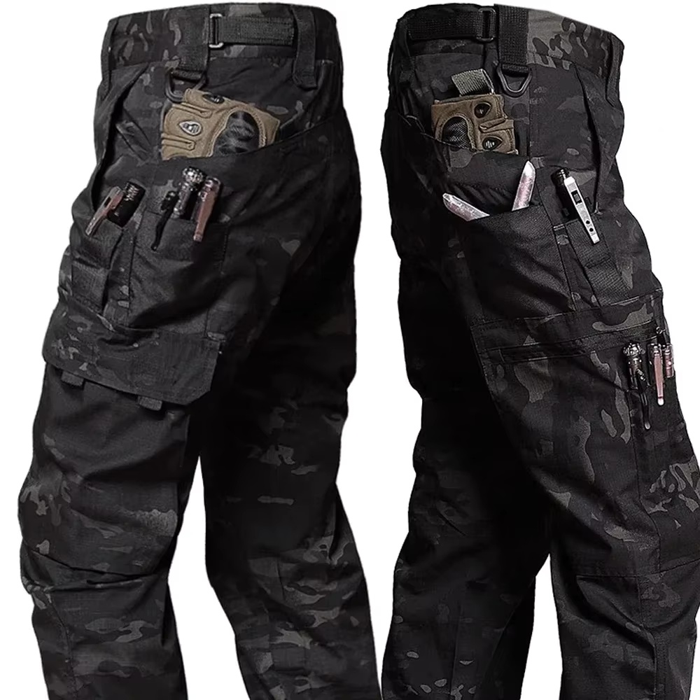 ผู้ชายกางเกงยุทธวิธีทํางานกลาง - Fishing Pants Waterproof บทวิจารณ์และราคา
