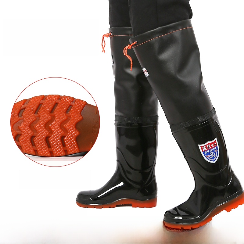 รองเท้าบูทกันฝนแบบหนา ความยาวเ - Fishing Rain Suit บทวิจารณ์และราคา