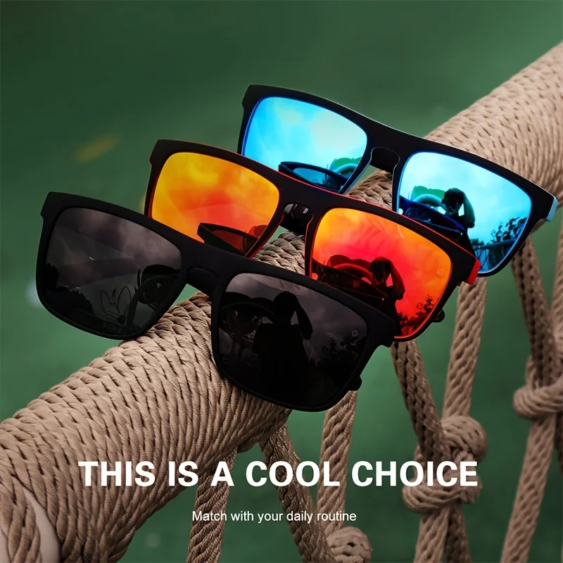 1/3 ชิ้น แว่นกันแดดทรงสี่เหลี่ - Fishing Sunglasses Polarized บทวิจารณ์และราคา