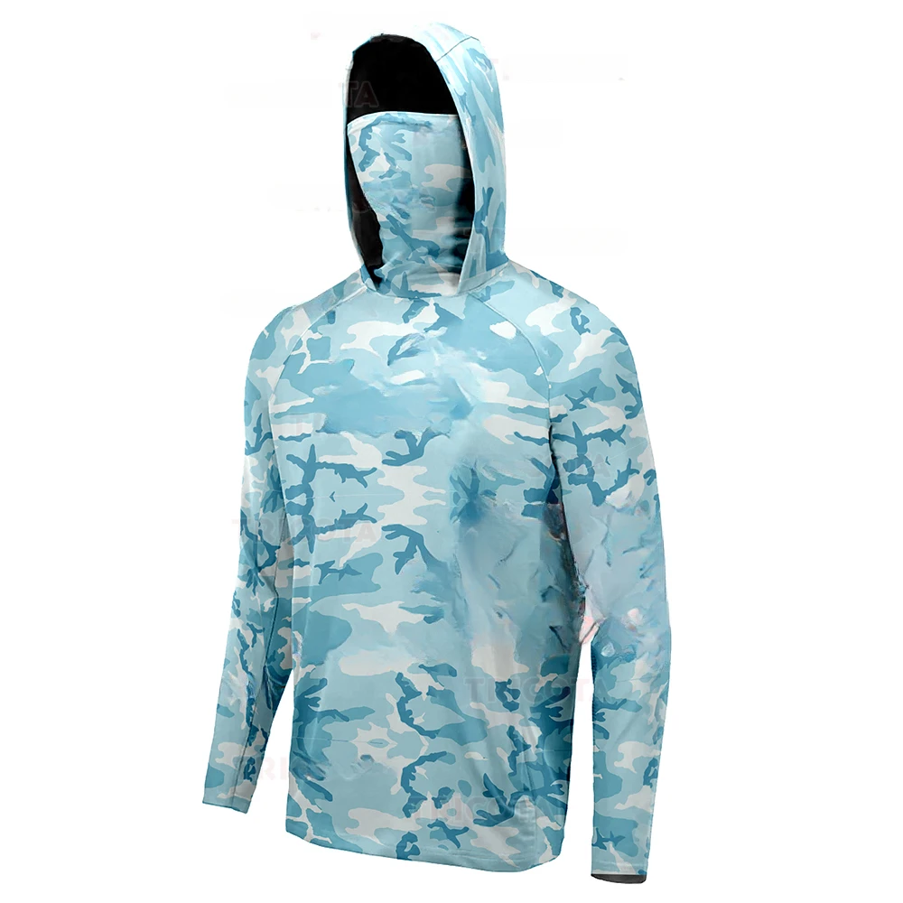 เสื้อฮู้ดตกปลาสำหรับผู้ชาย ป้อ - Fishing Mask Sun Protection บทวิจารณ์และราคา
